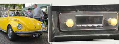 für VW Käfer 1974 RetroSound Oldtimer Auto Radio DAB+ UKW FM Bluetooth AUX-in