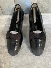 Vintage Women's Brooks Brothers England black patent pumps sz 10 shoes