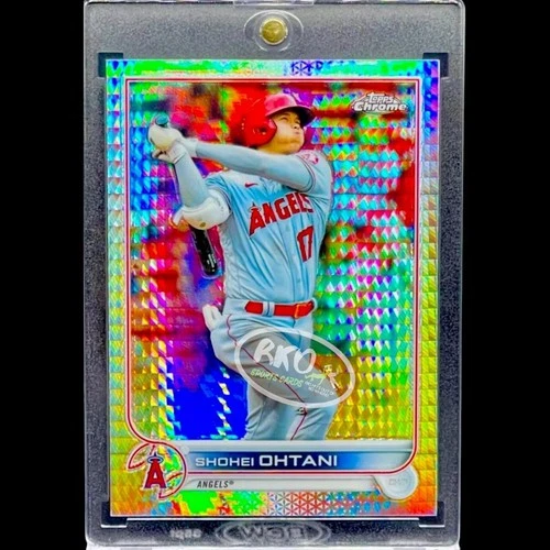 Shohei Ohtani RARE HYPER REFRACTOR INVESTMENT CARD TOPPS CHROME DODGERS MINT