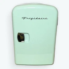 Frigidaire Mini Personal Fridge 4L Mint Portable Cooler 6 Cans AC/12V-Tested