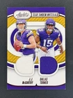2024 Panini Absolute Football J.J. McCarthy / Dallas Turner #TTM-RC5