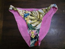 NWT Pilyq OSS L Reversible Knot Bikini Swim Bottom 125072