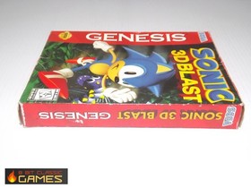 Sonic 3D Blast  COMPLETE BOX  - Sega Genesis - 35a
