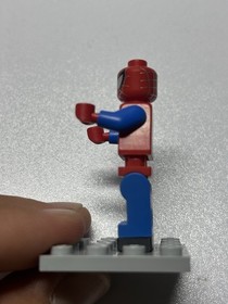 LEGO Spider-Man 1 Tobey Maguire Minifigure spd001 Silver Webbing From 4851 4852