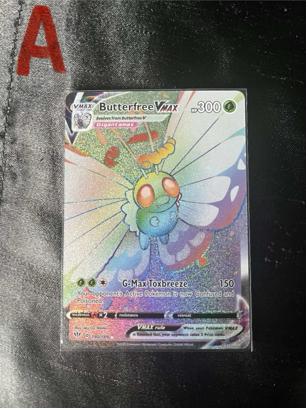 Pokemon Butterfree VMAX 190/189 Darkness Ablaze Holo (QTY:3, Read Description)