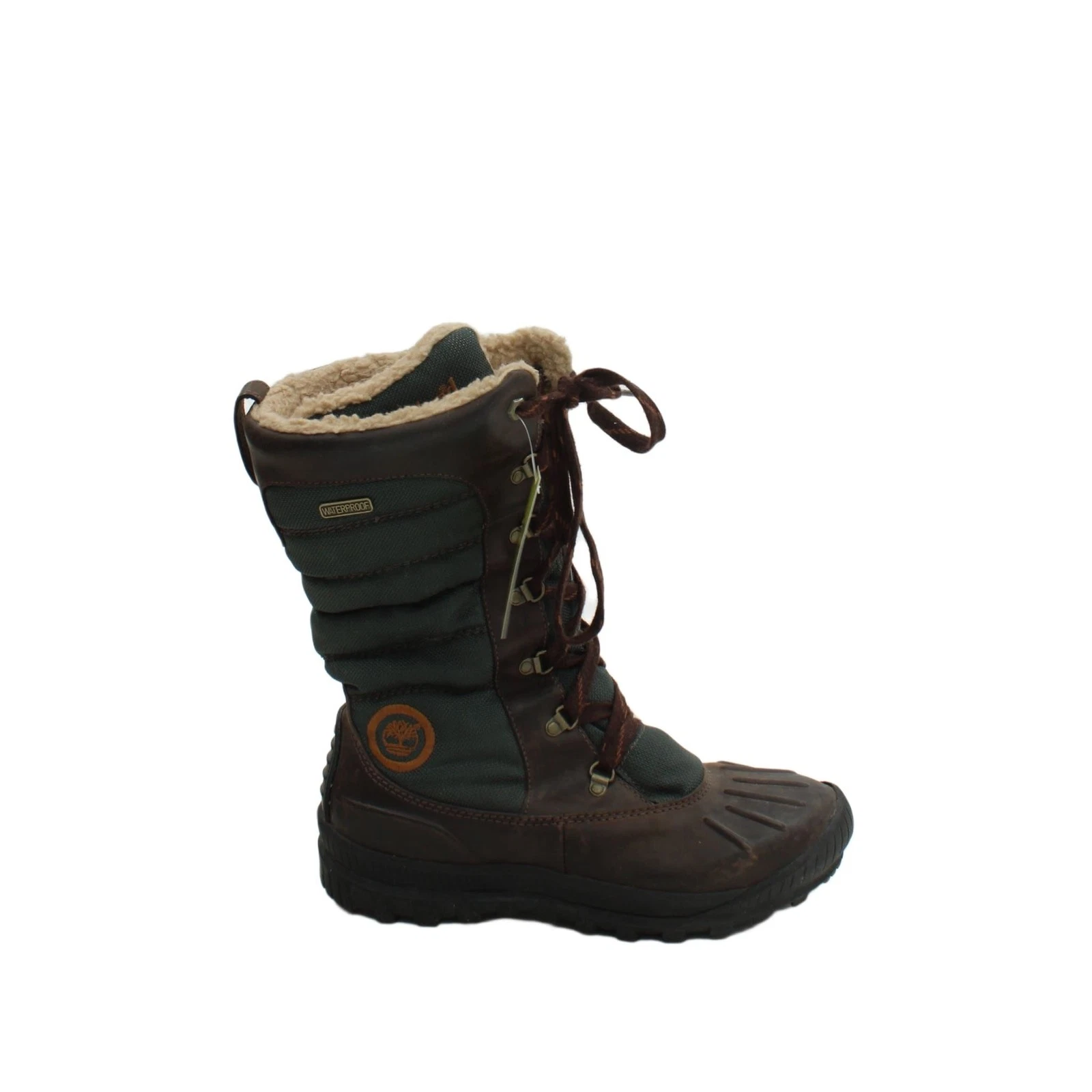 Timberland Stivali Donna UK 6 Marrone 100% Altro Combattimento