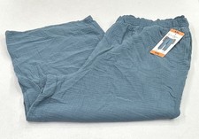 Jessica Simpson Women's Gauze Pants, Blue, Size XXL