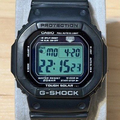 Casio G-Shock G-5600GH-8 Green LCD Tough Solar Square Men's
