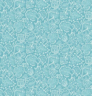 BLENDWORTH VORHANGSTOFF DESIGN ''Jacobean'' 3,6 METER SÜDSEE LEINENMISCHUNG
