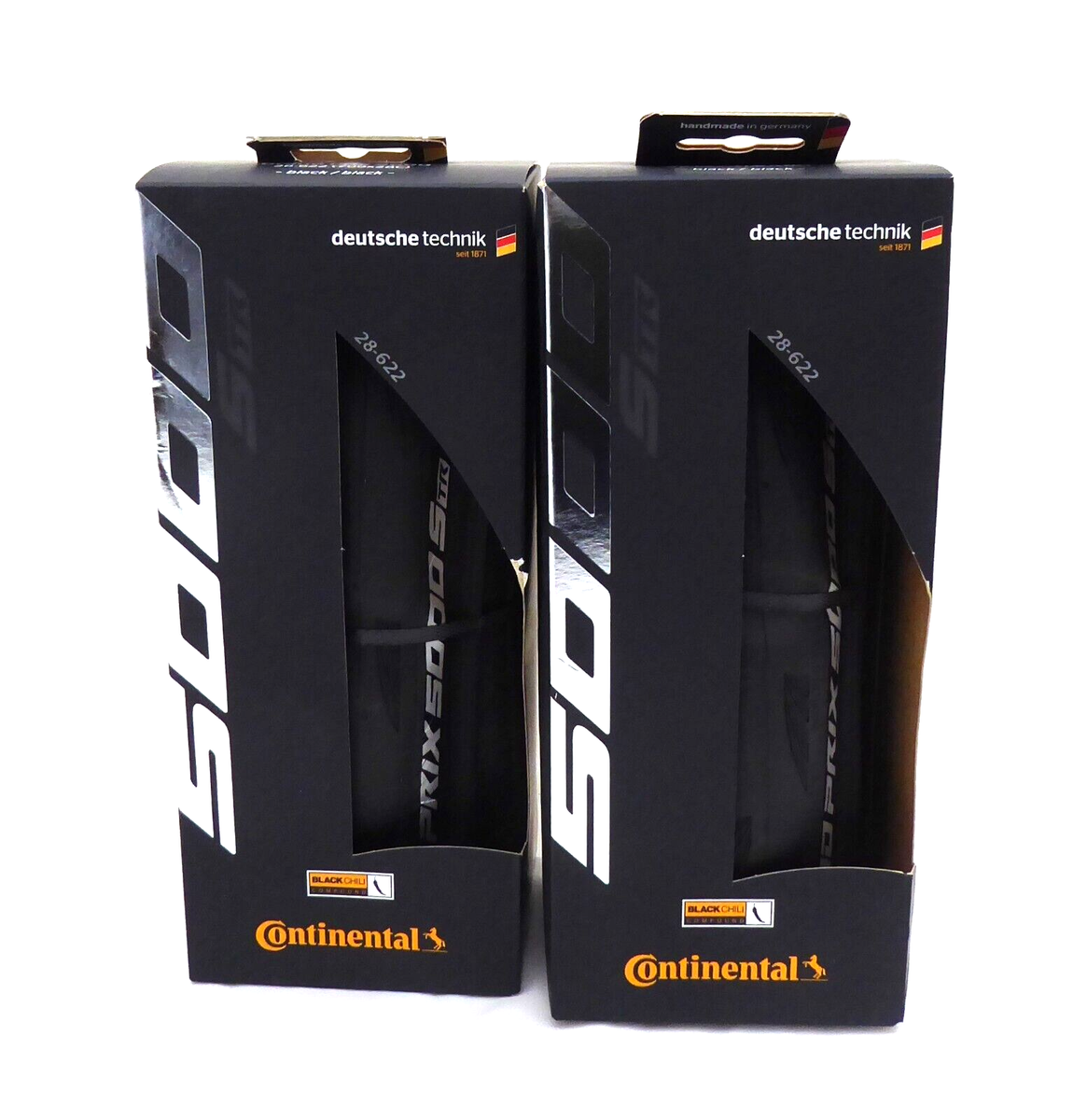 Continental Grand Prix 5000 S TR Tubeless 700x28 Pair Black