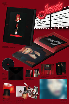 JENNIE - The 1st Studio Album : Ruby Photobook Ver. Official
