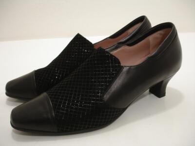 Womens 11 42 BeautiFeel Frances Bootie Shoes Pump Black Net