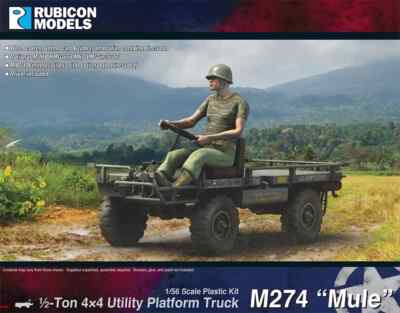 RUBICON MODELS - M274 ''MULE'' 1/2 TON 4 X 4 UTILITY PLATFORM TRUCK