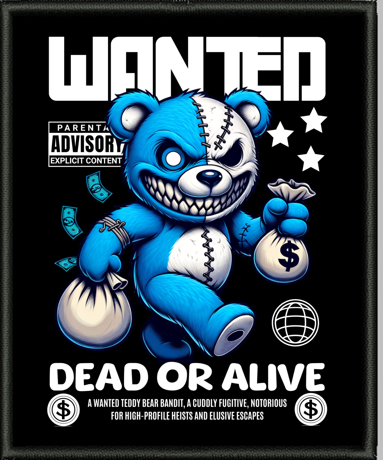 Wanted dead or alive , Höhe ca .10cm Breite ca. 9cm eBay