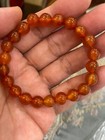 16.37gCERTIFIED NEWHIGHEND*RARE*GORGEOUS ORANGE CARNELIAN JADE稀有天然橙色玛瑙玉石BRACELET — photo 3