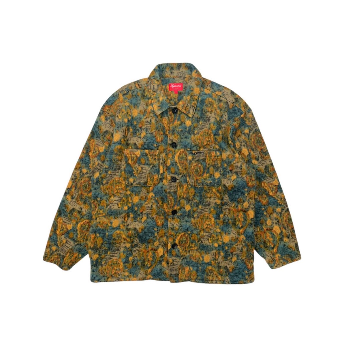 Supreme Paisley Fleece Shirt 21AW シュプリーム Supreme Paisley Fleece Shirt (FW21) - $138