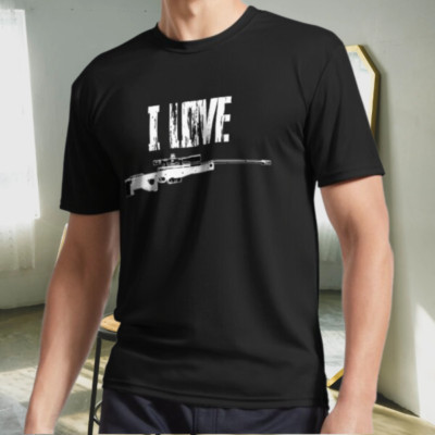 New Shirt I Love Logo Active T-Shirt Funny Size S to 5XL