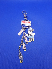 Disney Parks Minnie Mouse Classic Dangle Charms Key Chain Rainbow Outfits