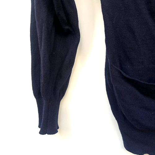 Vintage Mac Millan Strickjacke Knopf Navy 100% Pure Cashmere 38" Made In Scotland - Bild 8 von 17