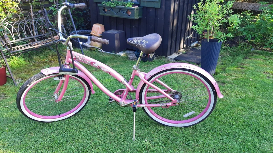 Damenfahrrad, Cruiser in Rosa, keine Schaltung