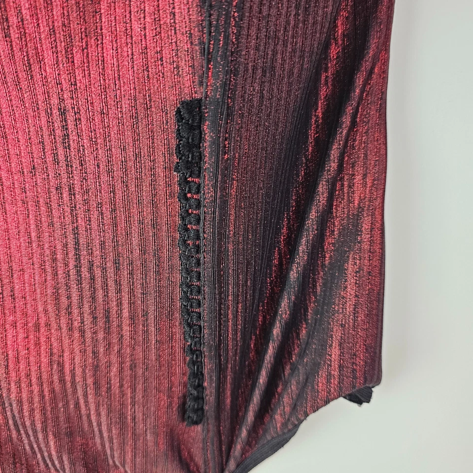 Escante женщин красный черный тянуть на бюстье корсет средний белье сексуальный металлик - Изображение 3 из 4