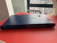 NETGEAR ProSafe 24 port gigabit smart switch with 24 PoE ports GS724TP