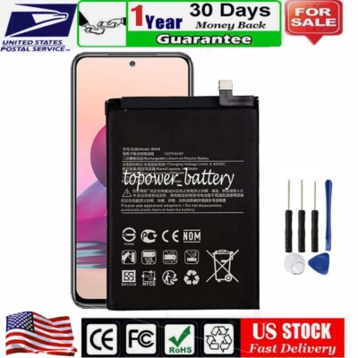 New BN59 Battery For Xiaomi Redmi Note 10 Note 10 Pro 10S M2101K7BG M2101K7BNY