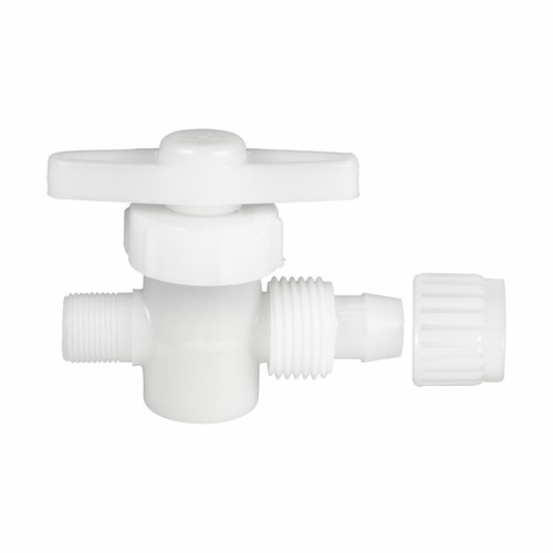 RecPro Flair It RV Plumbing Fittings Stop Valve Compression to Male 1/2" Shutoff