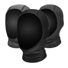 Sturmhaube aus Seide schwarz Gesichtsschutz Skimaske Motorradmaske