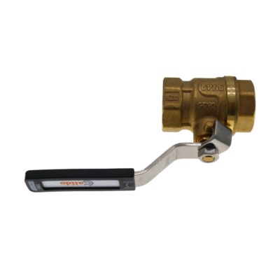 Perfekt System Kugelhahn 1/2 IG – Messing, 30 Bar, Roter Hebelgriff, Für Wassersysteme