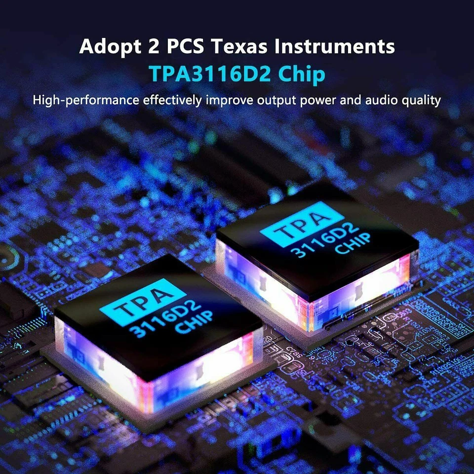 Fosi Audio BT30D Mini Bluetooth Audio Receiver Amplifier 2.1 Channel Amp 100W - Image 4 of 4