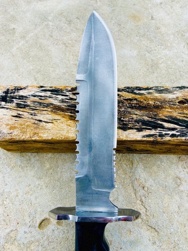 Cuchillo de caza vikingo vintage cuchillo de cazador réplica cuchillo antiguo histórico Foto 3 de 4