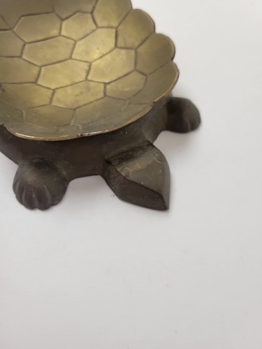 Vintage Messing Schildkröte Schmuckschale - Bild 5 von 7