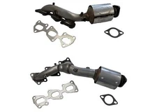 Front L&R Manifold Catalytic Converter For Genesis Coupe 2010 2011 2012 3.8L