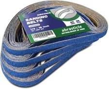 1/2" x 18" Zirconia Sanding Belts for Metal - 1/2 x 18 Inch Zirconia Metal 40