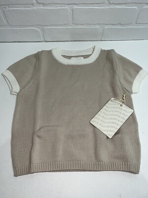 NWT! ALL FENIX Mini Knit Tee (Sand) SIZE 3 YEARS - 4 YEARS  $40