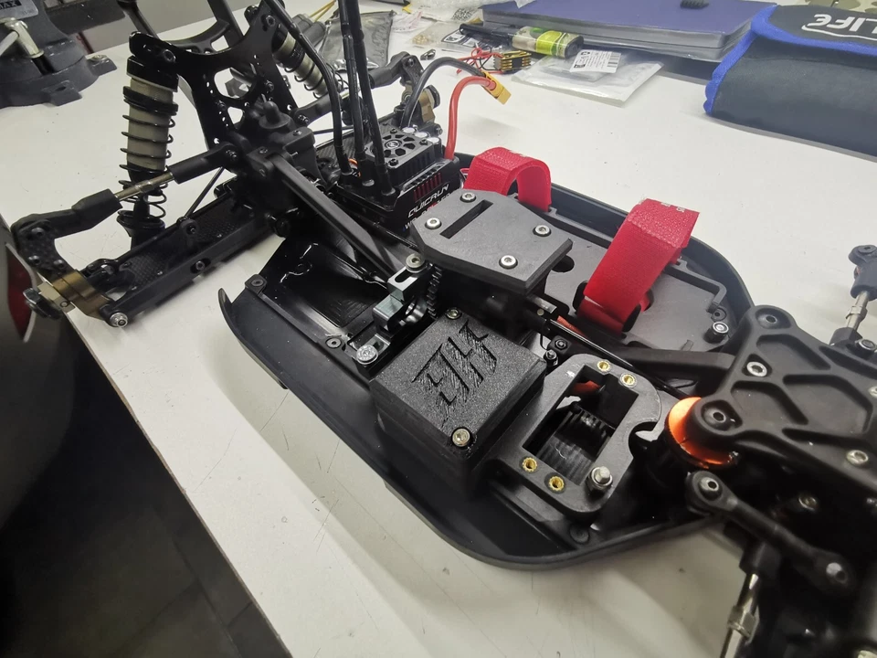 HB RACING D8 WS - D819RS - CONVERSIONE BRUSHLESS - BRUSHLESS CONVERSION E8 E819 - Immagine 3 di 4