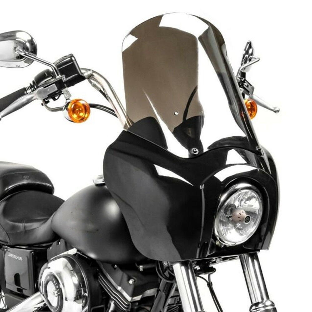 XMT-MOTO 7" Front Upper Fairing Mount Kit With Windshield For Harley Dyna Models (Super Glide, Wide Glide, Street Bob) - View #6