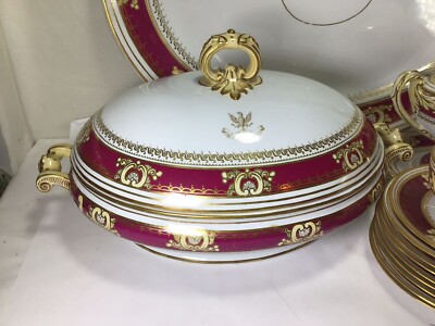 RR15 Set of 34 Antique 1925-39 LHS Bavaria Porcelain Luxurious