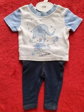 Baby Boys T-shirt And Leggings First Size Excellent Condition B20