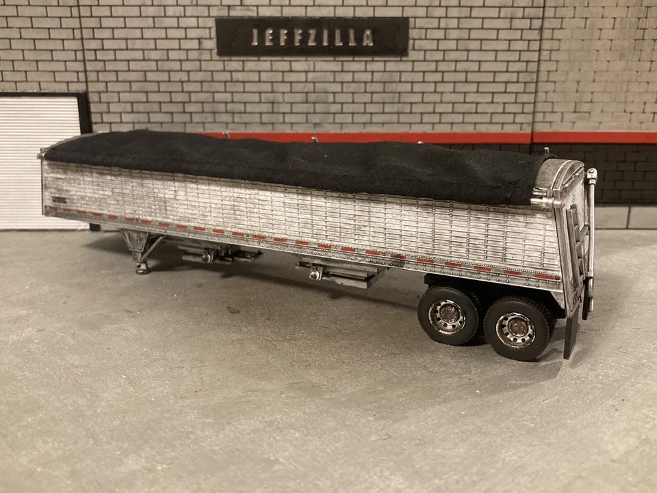 DCP Wilson Commander Grain Semi Trailer For 1/64 Diecast Truck Custom Weathered - Image 3 of 4