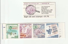 Scott 2198 - 2201  US  Booklet  Stamp Collecting  8 Stamps  M/NH O/G