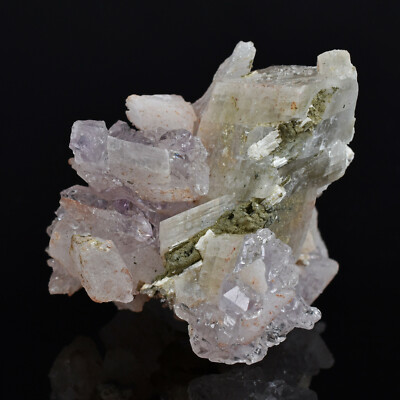 HIMALAYAN LEMURIAN SEED NIRVANA ICE AMETHYST QUARTZ & CALCITE ELESTIAL CRYSTAL.