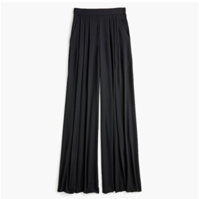 NWT J.Crew Collection BLACK Pull On Wide Leg Pants Size 14 NWT J.Crew Collection BLACK Pull On Wide Leg Pants Size 14