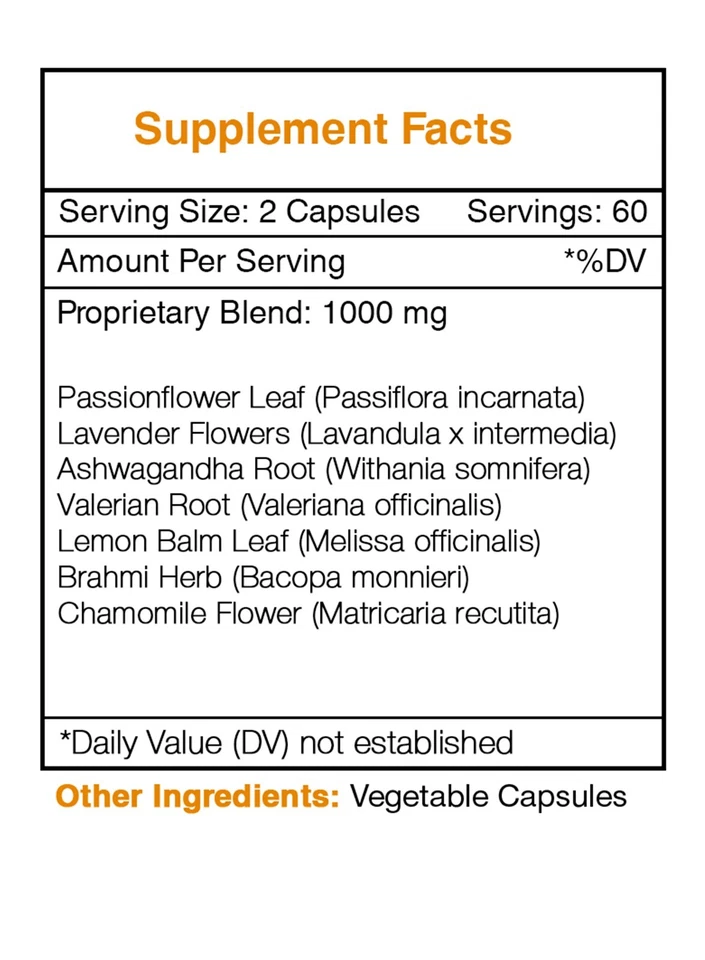 Cápsulas Secrets Of The Tribe Calm Secret, 500 mg - Imagem 2 de 4