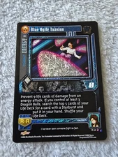 DBGT Dragon Ball GT Alt FOIL Blue Agile Evasion 61 CCG Unlimited Super 17 Saga