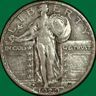 1929-D Standing Liberty Quarter Choice Extremely Fine XF+ Coin #37782