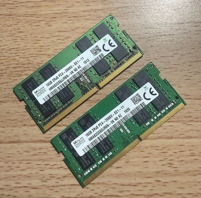 32GB DDR4 2666MHz SK hynix (2x 16GB) SO-DIMM PC4-2666V Gaming Laptop RAM Memory