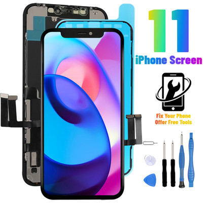 Für iPhone 11 LCD Bildschirm Ersatz Digitizer INCELL Touch Display Kit / Werkzeuge