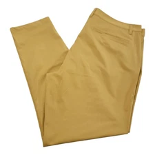RHONE Commuter Pants Classic Slim Leg Chino Men's 40 Yellow 100532